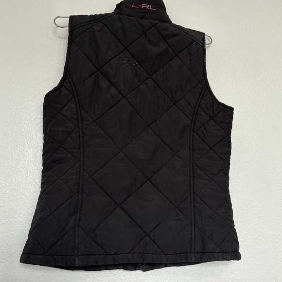 LAUREN Ralph Lauren RN 41331 black vest with red lining size S - Picture 3 of 13